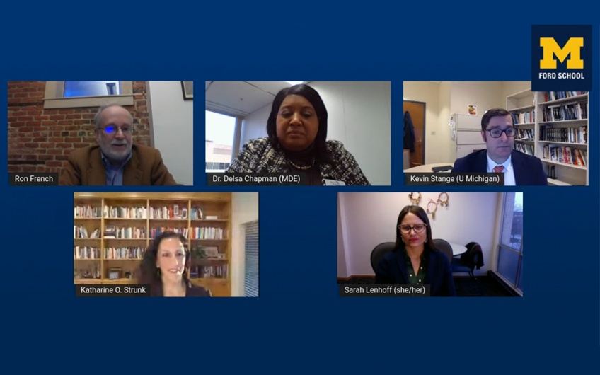 Policy experts hosting a virtual event about the effects of COVID-19 on education